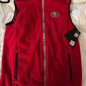 49ers Fleece Vest